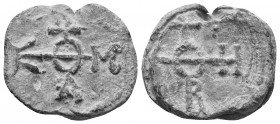 Byzantine lead seal. 9.52 g. 25.15 mm.