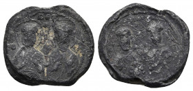 Byzantine lead seal. 11.23 g. 24.5 mm.