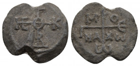 Byzantine lead seal. 11.63 g. 25.4 mm.