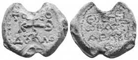 Byzantine lead seal. 13.88 g. 26.50 mm.