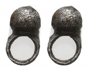 ANCIENT GREEK SILVER EARRING (CIRCA 6TH-3RD BC CENTURY).
Condition : See picture.
Weight : 0.38 gr
Diameter : 7.01 mm