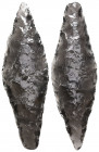 Obsidian Spearhead Neolithic, 3rd millennium BC.
Condition : See picture. No return
Weight : 9.89 g
Diameter : 66.85 mm