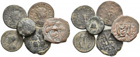 6 LATE ROMAN – BYZANTINE BRONZE COIN LOT
See Picture. No return.
