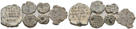 6 BYZANTINE SEAL LOT
See Picture. No return.