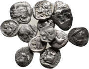 13 GREEK SILVER OBOL COIN LOT
See Picture. No return.