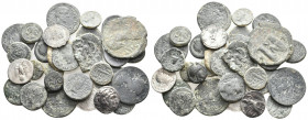 29 GREEK/ROMAN/BYZANTINE SILVER/BRONZE COIN LOT
See Picture. No return.