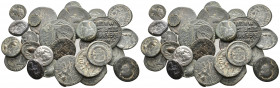 30 GREEK/ROMAN/BYZANTINE SILVER/BRONZE COIN LOT
See Picture. No return.