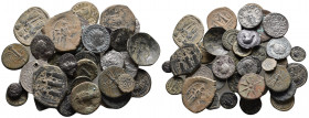 40 GREEK/ROMAN/BYZANTINE SILVER/BRONZE COIN LOT
See Picture. No return.