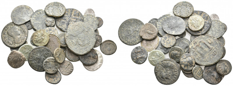 40 GREEK/ROMAN/BYZANTINE/ISLAMIC SILVER/BRONZE COIN LOT
See Picture. No return.