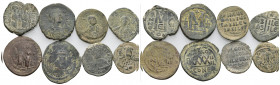 8 BYZANTINE BRONZE COIN LOT
See Picture. No return