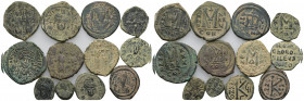 12 BYZANTINE BRONZE COIN LOT
See Picture. No return