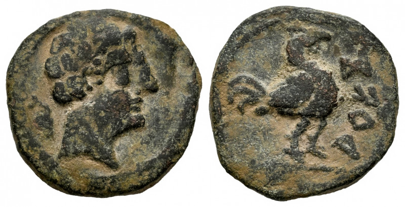 Arekoratas. Half unit. 150-20 BC. Agreda (Soria). (Abh-92). (Acip-1780). (CC-207...