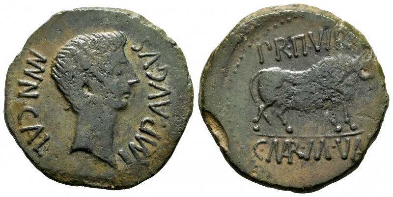 Calagurris. Augustus period. Unit. 27 BC - 14 AD. Calahorra (La Rioja). (Abh-415...