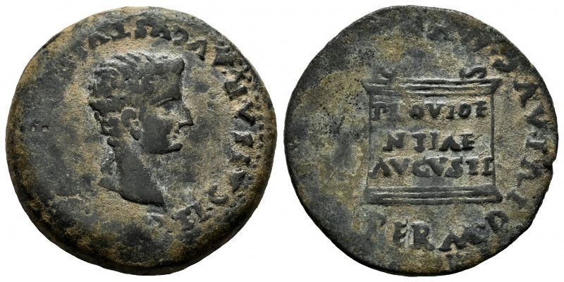 Italica. Time of Tiberius. Unit. 14 - 36 AD. Santiponce (Sevilla). (Abh-1593). A...