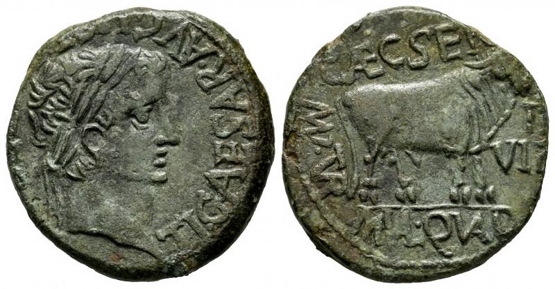Turiaso. Augustus period. Unit. 27 BC - 14 AD. Tarazona (Zaragoza). (Abh-2452). ...