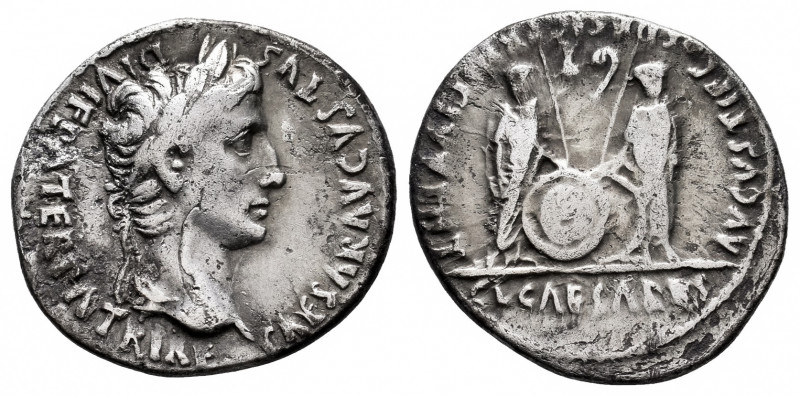 Augustus. Denarius. 7-6 a.C. Rome. (Ric-207). (Bmcre-433). (Rsc-43c). Anv.: CAES...