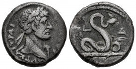 Hadrian. Tetradrachm. RY 4 = 119/20 AD. Alexandria. (Dattari-1543). (Emmett-803.4). (RPC-III 5209). Anv.: ΑΥΤ ΚΑI ΤΡΑΙ (ΑΔΡΙΑ CЄΒ) Laureate head to ri...