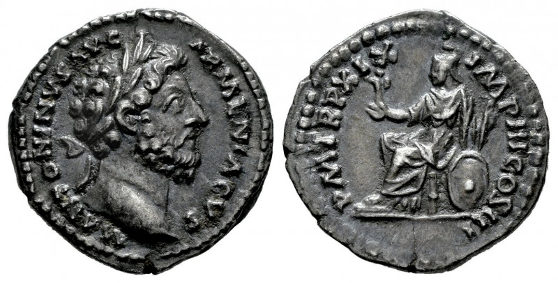 Marcus Aurelius. Denarius. 165 AD. Rome. (Ric-III 138). (Bmcre-368). (Rsc-481). ...