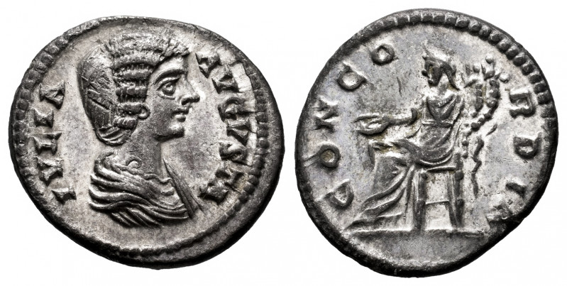 Julia Domna. Denarius. 196-202 AD. Laodicea. (Ric-637). (Rsc-21). Anv.: IVLIA AV...