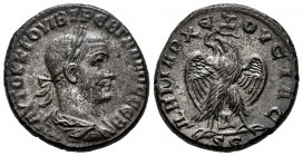 Trebonianus Gallus. Seleucis and Pieria. Tetradrachm. 250-251 AD. Antioch. (Prieur-668). (McAlee-1172g). Anv.: AVTOK K Γ OVIB TPЄB ΓAΛΛOC CЄB, Laureat...
