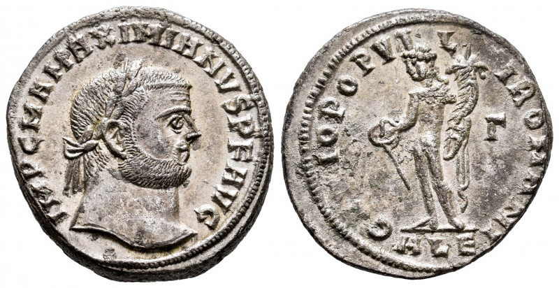 Maximianus Herculius. Follis. 286-305 AD. Alexandria. Rev.: GENIO POPVLI ROMANI....