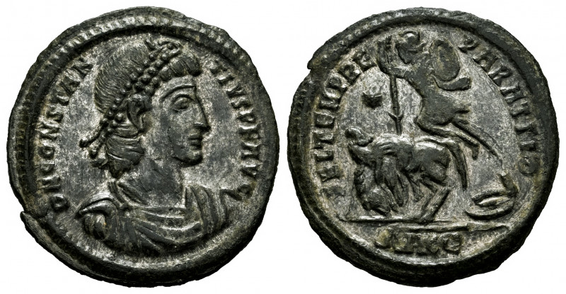 Constantius II. Centenionalis. 337-361 AD. Cyzicus. (Ric-VIII 92). Anv.: D N CON...