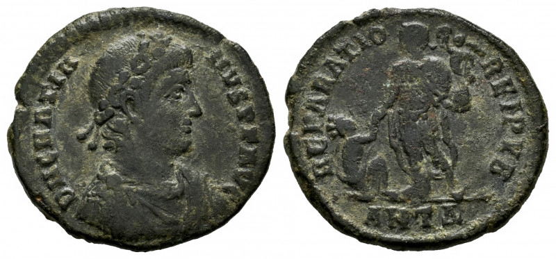 Gratian. Maiorina. 378-383 AD. Antioch. (Ric-42a). Anv.: D N GRATIANVS P F AVG, ...