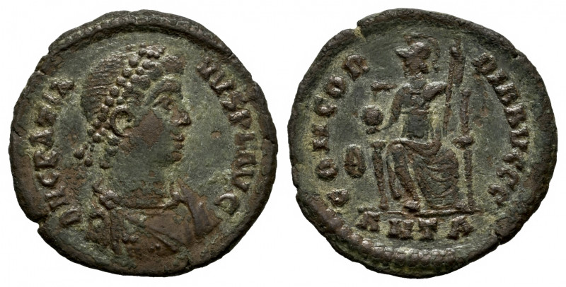 Gratian. Centenionalis. 378-383 AD. Antioch. (Ric-45 var). (LRBC-2668). Anv.: D ...