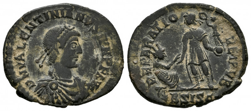 Valentinian II. Maiorina. 378-383 AD. Siscia. (Ric-VIII 26b). Anv.: D N VALENTIN...