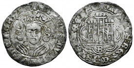 Kingdom of Castille and Leon. Henry IV (1399-1413). Cuartillo. Burgos. (Bautista-1000). (Abm-739). Anv.: + ENRICVS : QVARTVS : DEI : GRA : RE. Rev.: +...