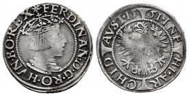 Ferdinand I, Prince of Spain. 3 kreuzer. 1551. Wien. (Markl-124). Ag. 2,09 g. Scarce. Almost VF. Est...60,00. 

Spanish Description: Fernando I, Inf...
