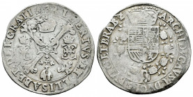 Albert and Elizabeth (1598-1621). 1/4 patagon. Antwerpen. (Tauler-1662). (Vti-256). (Vanhoudt-621.AN). Ag. 6,87 g. Almost VF. Est...65,00. 

Spanish...