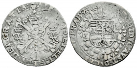 Albert and Elizabeth (1598-1621). 1/4 patagon. Brussels. (Tauler-1666). (Vti-261). (Vanhoudt-621.BS). Ag. 6,81 g. VF. Est...65,00. 

Spanish Descrip...