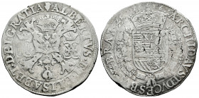 Albert and Elizabeth (1598-1621). 1 patagon. 1616. Antwerpen. (Tauler-1699). (Vti-348). (Vanhoudt-619.AN). Ag. 27,32 g. Almost VF. Est...150,00. 

S...