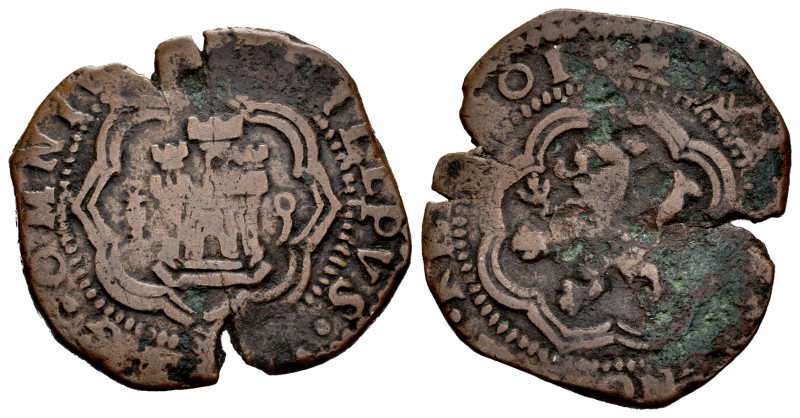 Philip III (1598-1621). 4 maravedis. 1601. Cuenca. J. (Cal-221). (Jarabo-Sanahuj...