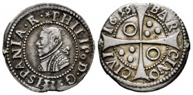 Philip IV (1621-1665). 1 croat. 1653. Barcelona. (Cru C.G-4414). (Cal-667). Ag. 2,69 g. Attractive. Choice VF. Est...120,00. 

Spanish Description: ...