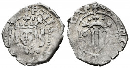 Philip IV (1621-1665). Dieciocheno. 1624). Valencia. (Cal-813). Ag. 2,12 g. Without value on obverse. VF. Est...25,00. 

Spanish Description: Felipe...
