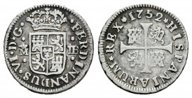 Ferdinand VI (1746-1759). 1/2 real. 1752. Madrid. JB. (Cal-71). Ag. 1,43 g. Almost VF. Est...35,00. 

Spanish Description: Fernando VI (1746-1759). ...