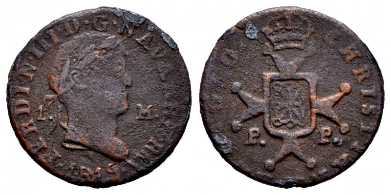 Ferdinand VII (1808-1833). 1 maravedi. 1819. Pamplona. (Cal-33). Ae. 1,62 g. Leg...