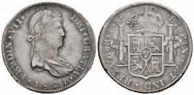 Ferdinand VII (1808-1833). 8 reales. 1821. Guadalajara. FS. (Cal-1210). Ag. 26,87 g. Choice VF. Est...200,00. 

Spanish Description: Fernando VII (1...