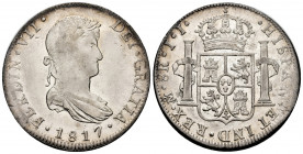 Ferdinand VII (1808-1833). 8 reales. 1817. Mexico. JJ. (Cal-1332). Ag. 26,85 g. VF. Est...90,00. 

Spanish Description: Fernando VII (1808-1833). 8 ...