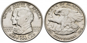 United States. Half dollar. 1921. Alabama. (Km-148). Ag. 12,38 g. Alabama Centennial. XF. Est...180,00. 

Spanish Description: Estados Unidos. 1/2 d...