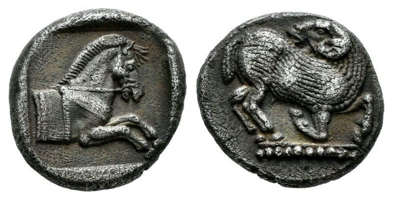 Thraco-Macedonian Region. Hemidrachm. 5th century BC. Uncertain mint. (Tzamalis ...