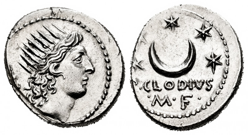 Claudia. P. Claudius M.f. Turrinus. Denarius. 42 BC. Rome. (Ffc-568). (Craw-494/...