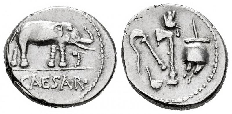 Julius Caesar. Denarius. 54-51 BC. Galia. (Ffc-53). (Craw-443/1). (Sydenham-1006...
