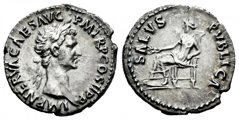 Nerva. Denarius. 96 AD. Rome. (Ric-9). (Bmcre-19). (Rsc-132). Anv.: IMP NERVA CA...