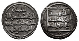 Islamic Almoravid Taifas. Ahmad Ibn Qasi `Abd Allah. Quirat. 539-546 H. Mértola (Portugal). (Fbm-Fa2). (Vives-1917). (Gomes-01.02). Ag. 0,92 g. Delica...