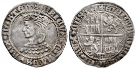 Kingdom of Castille and Leon. Henry IV (1399-1413). 1 real. Segovia. (Bautista-884.5). (Imperatrix-unlisted). Anv.: + ENRICVS ✿ CARTVS ✿ REX ✿ CASTELL...