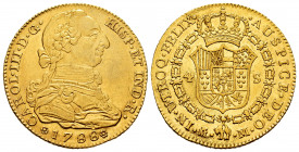 Charles III (1759-1788). 4 escudos. 1788. Madrid. M. (Cal-1795). Au. 13,48 g. Estuvo encapsulada como MS 62 por NNC (National Numismatic Certification...