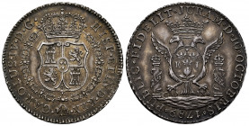 Charles IV (1788-1808). "Proclamation" medal. 1789. Lima. (Vives-132). (H-156). Ag. 14,07 g. 36,5 mm. Beautiful patina. XF. Est...500,00. 

Spanish ...